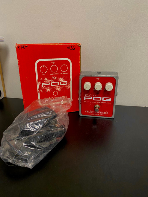 Vist Large View of Product Image Which is Used Electro Harmonix (E/H) POG POLYPHONIC OCTAVE PEDAL Octave Pedal