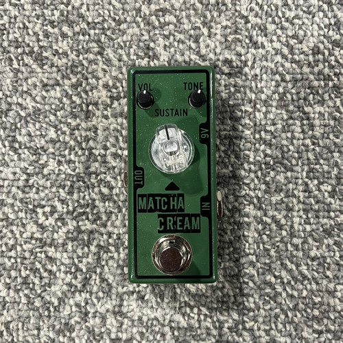 Vist Large View of Product Image Which is Used TONE CITY MATCHA CREAM Guitar Fuzz Pedal