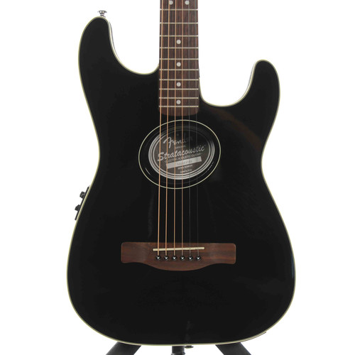 Vist Large View of Product Image Which is Used Fender STRATACOUSTIC Laminate Top Acoustic Guitar Black