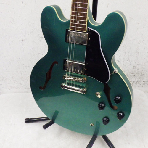 Vist Large View of Product Image Which is Used Epiphone ES-335 IG Semi-Hollow Electric Guitar Blue 6-String