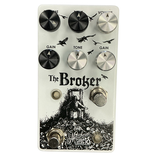 Vist Large View of Product Image Which is Used Matthews Effects THE BROKER Overdrive Pedal