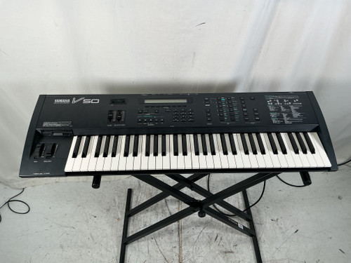 Vist Large View of Product Image Which is Used Yamaha V50 Vintage 61-Key Synthesizer 61-Key
