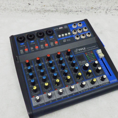 Vist Large View of Product Image Which is Used Pyle PMX 063BT Compact Mixer