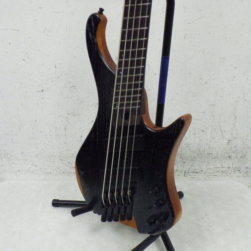 Vist Large View of Product Image Which is Used Ibanez EHB1135MS headless 5-String Bass  Guitar Black 5-String