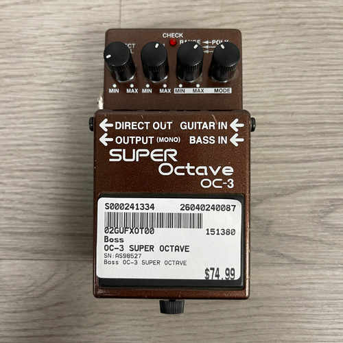 Vist Large View of Product Image Which is Used - Boss OC-3 SUPER OCTAVE - Octave Pedal