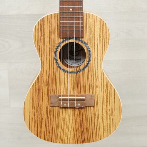 Vist Large View of Product Image Which is Used Amahi PGUK330 Zebrawood Concert Ukulele Wood