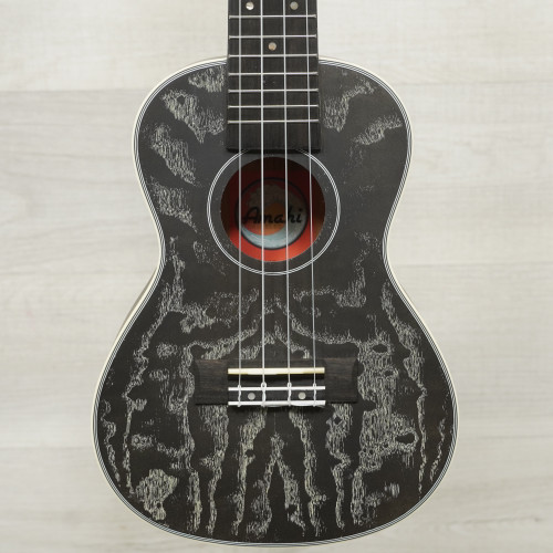 Vist Large View of Product Image Which is Used Amahi C-25 Black Quilt Concert Ukulele Black