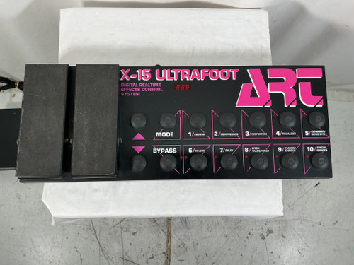 Vist Large View of Product Image Which is Used Art ULTRAFOOT X-15 Multi-FX Pedal