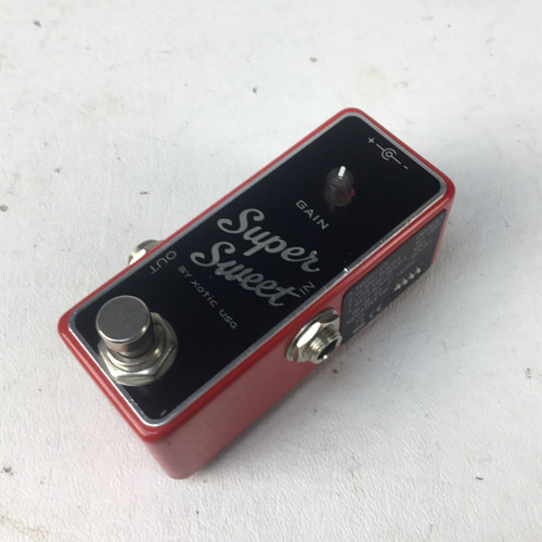 Vist Large View of Product Image Which is Used Xotic SUPER SWEET BOOST Boost Pedal