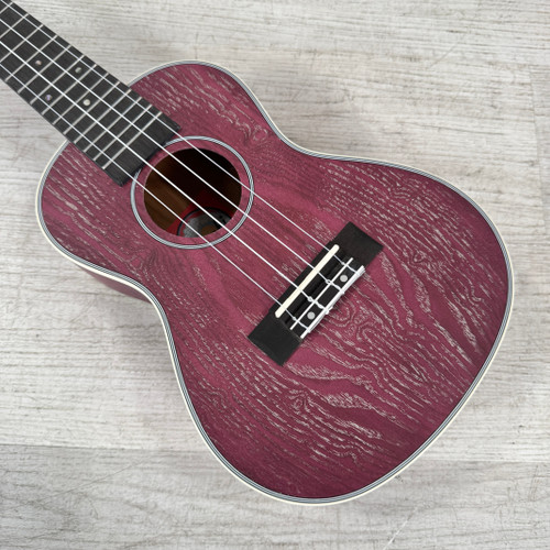 Vist Large View of Product Image Which is Used Amahi C-25 Concert Ukulele - Purple Quilt