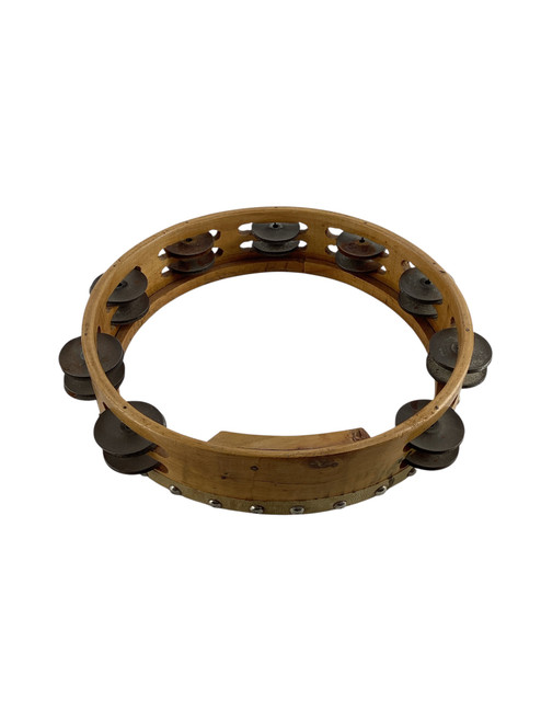 Vist Large View of Product Image Which is Used Tambourine VINTAGE -AS IS WEAR  