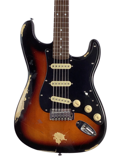 Vist Large View of Product Image Which is Used Squier STRAT -RELIC / AS IS