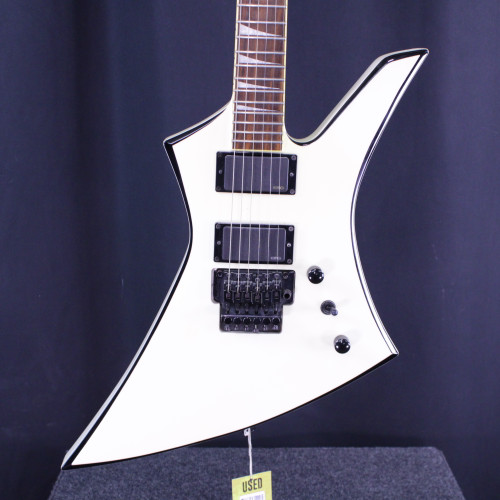 Vist Large View of Product Image Which is Used Jackson KELLY X SERIES KEXMG Modern Metal Electric Guitar White 6-String