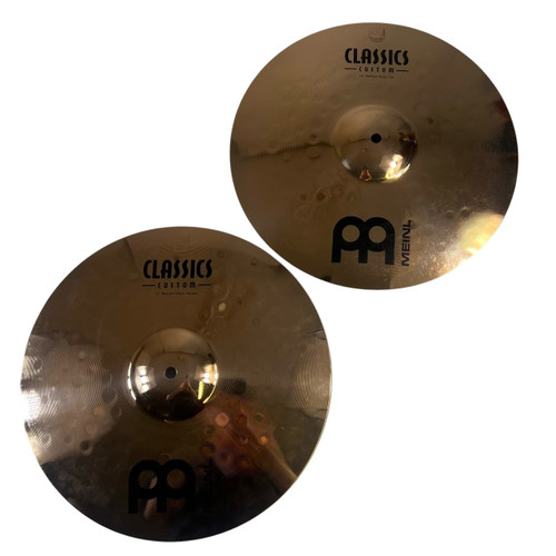 Vist Large View of Product Image Which is Used Meinl 14" Classics Custom Brilliant Medium Hi-Hats