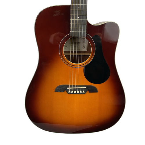 Vist Large View of Product Image Which is Used Alvarez RD260CESB Laminate Top Acoustic Guitar Sunburst