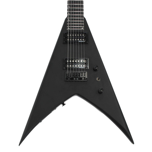Vist Large View of Product Image Which is Used Jackson JS KING V JS22-7 Pointy Electric Guitar Black 7-String