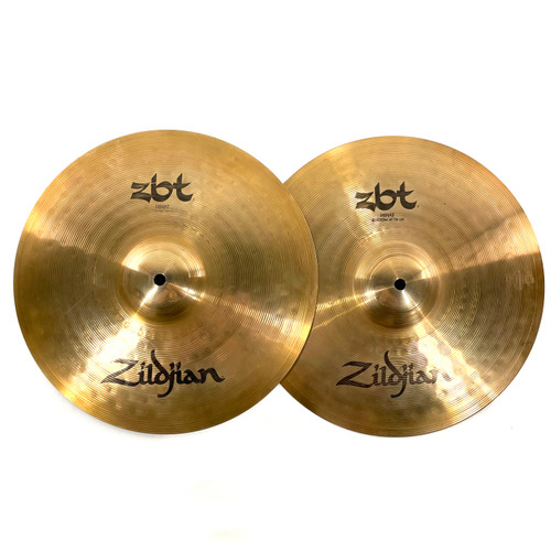 Vist Large View of Product Image Which is Used Zildjian ZBT Hi Hat Cymbals 14"
