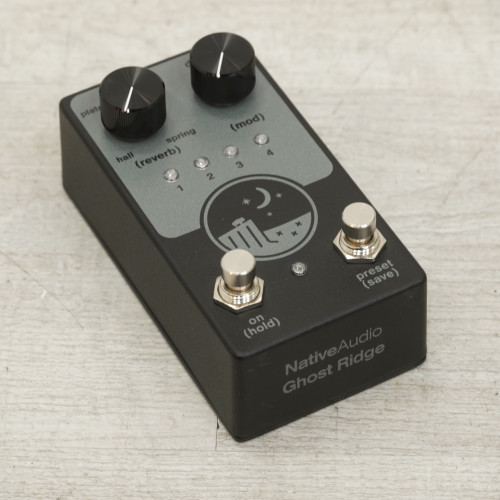Vist Large View of Product Image Which is Used Native Audio Ghost Ridge Reverb Pedal