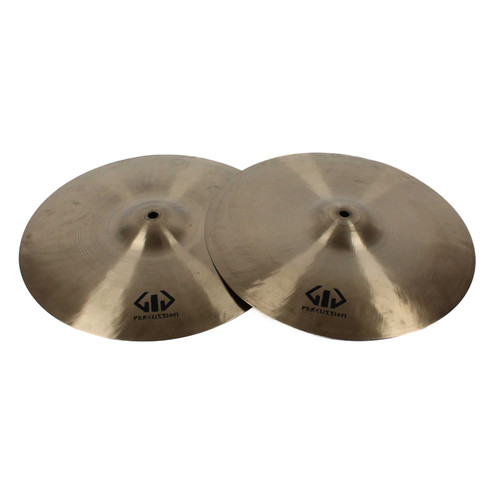 Vist Large View of Product Image Which is Used Gig Percussion HI HAT 14 Hi Hat Cymbals 14"