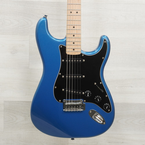 Vist Large View of Product Image Which is Used Squier Affinity Series Stratocaster Electric Guitar Blue