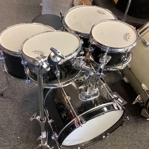 Vist Large View of Product Image Which is Used Pearl ROADSHOW JR 5 PIECE Drum Shells and Hardware Black