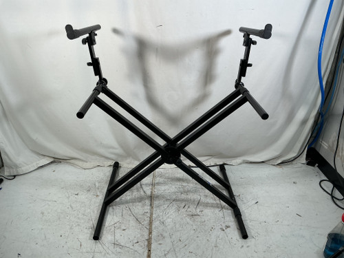 Vist Large View of Product Image Which is Used Quik Lok QL-642 DOUBLE X Tiered Keyboard Stand