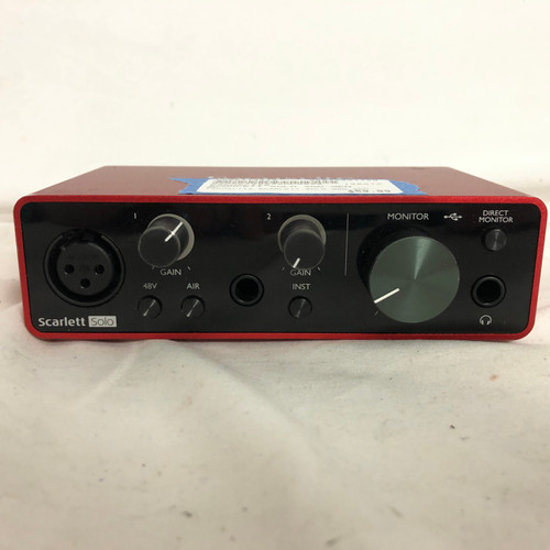Vist Large View of Product Image Which is Used Focusrite SCARLETT SOLO 3RD GEN Computer Interface 1 A/D Recording Inputs