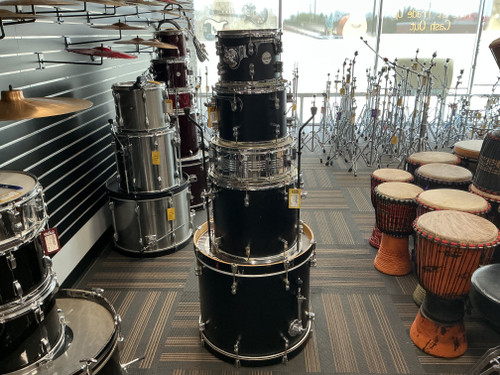 Vist Large View of Product Image Which is Used PDP CONCEPT MAPLE 5 PC Drum Shell Kit Black