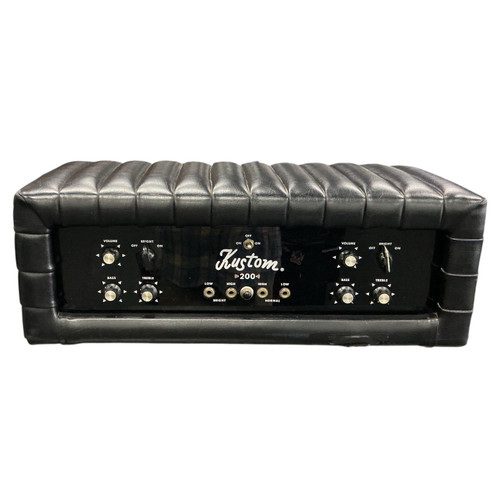 Vist Large View of Product Image Which is Used Kustom 200 BASS AMP Vintage Bass Amplifier Head