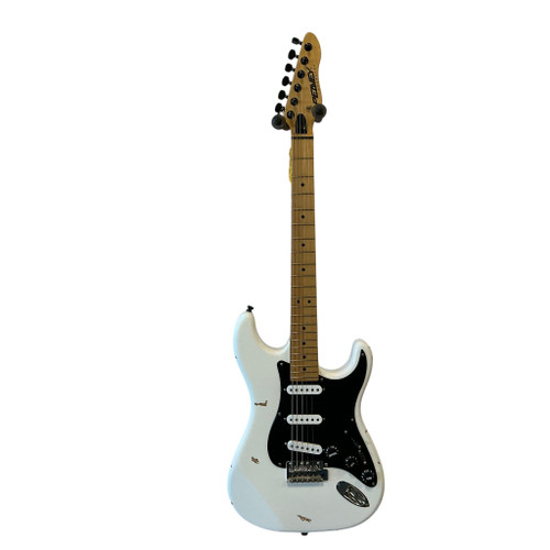 Vist Large View of Product Image Which is Used Peavey PREDATOR USA S Type Electric Guitar White 6-String