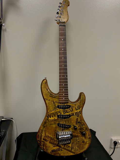 Vist Large View of Product Image Which is Used Yamaha CUSTOM RGX SSS S Type Electric Guitar Custom Graphics 6-String