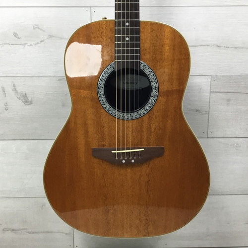 Vist Large View of Product Image Which is Used Ovation CC-01 Celebrity Mahogany Laminate Top Acoustic Guitar