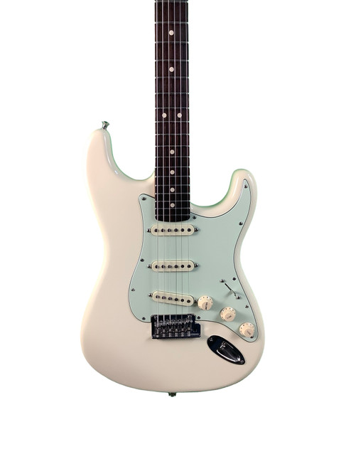 Vist Large View of Product Image Which is Used PARTS CASTER FENDER USA BODY Electric Guitar White 6-String