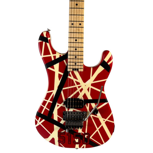 Vist Large View of Product Image Which is Used 2017 EVH Striped Series 5150 Electric Guitar w/ OHSC
