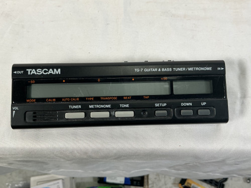Vist Large View of Product Image Which is Used Tascam CHROMATIC TUNER Instrument Tuner or Metronome