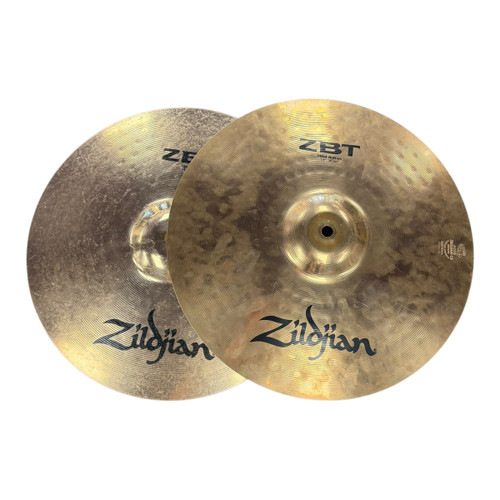 Vist Large View of Product Image Which is Used Zildjian 14 ZBT Hi Hats Hi Hat Cymbals 14"