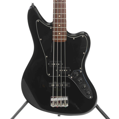 Vist Large View of Product Image Which is Used Squier JAGUAR VINTAGE MODIFIED SPECIAL Bass Guitar Black 4-String