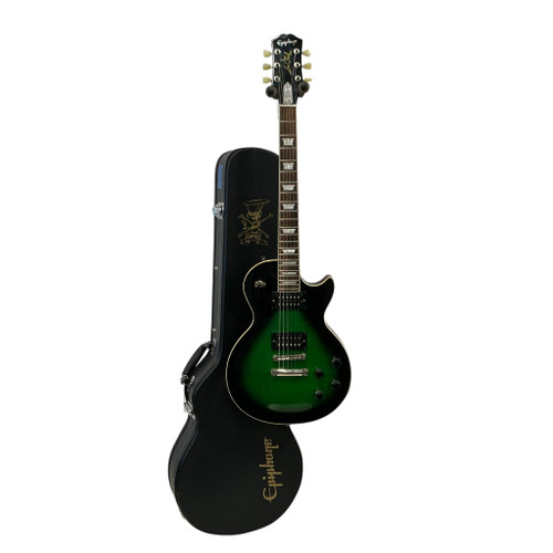 Vist Large View of Product Image Which is Used Epiphone LES PAUL SLASH ANACONDA W/OHC LP Type Electric Guitar Green 6-String