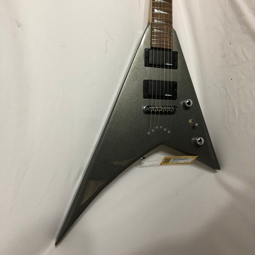 Vist Large View of Product Image Which is Used Jackson JS32T RHOADS Pointy Electric Guitar Silver/Gray 6-String