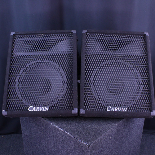 Vist Large View of Product Image Which is Used Carvin CARVIN 1232 WEDGE MONITOR PAIR Passive Studio Monitor