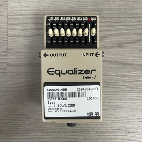 Vist Large View of Product Image Which is Used - Boss GE-7 EQUALIZER EQ Pedal