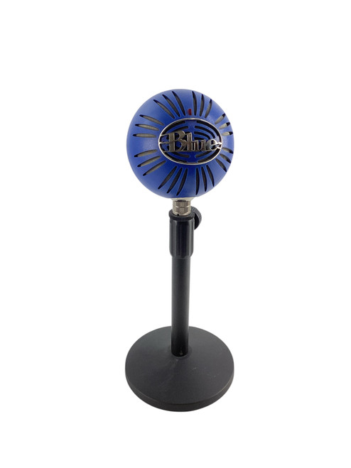 Vist Large View of Product Image Which is Used Blue Ball Condenser Microphone w/Stand