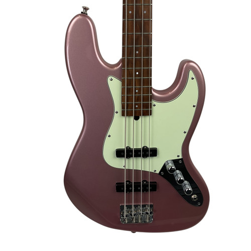 Vist Large View of Product Image Which is Used Modulus GVJ4 Bass Guitar Pink 4-String