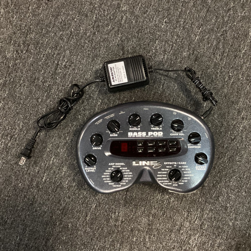 Vist Large View of Product Image Which is Used Line 6 BASS POD W/PS Bass Pre-Amp Pedal