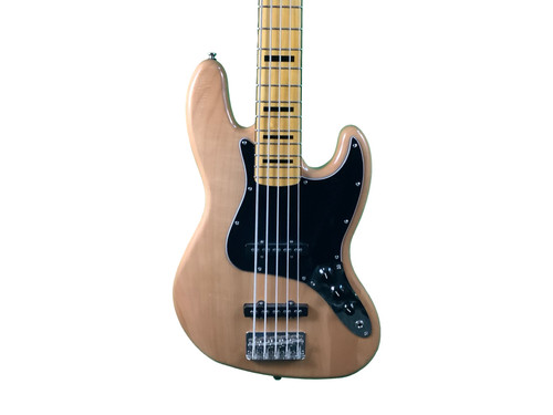 Vist Large View of Product Image Which is Used Squier CLASSIC VIBE 70S JAZZ BASS 5 STRING Bass Guitar Natural 5-String