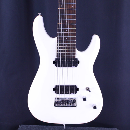 Vist Large View of Product Image Which is Used Schecter C-8 DELUXE 8-STRING GUITAR Electric Guitar White 8-String