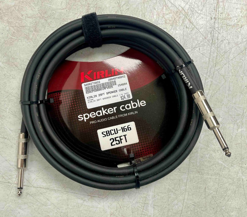 Vist Large View of Product Image Which is Used KIRLIN 25FT SPEAKER CABLE 1/4 INCH Pro Sound Accessory