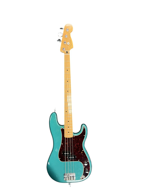 Vist Large View of Product Image Which is Used Fender PRECISION BASS P Type Bass Guitar Blue 4-String