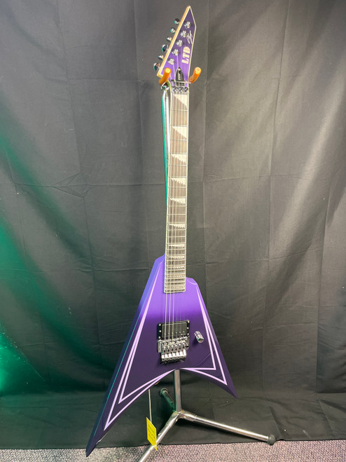 Vist Large View of Product Image Which is Used LTD LALEXIHEXED Pointy Electric Guitar Purple 6-String