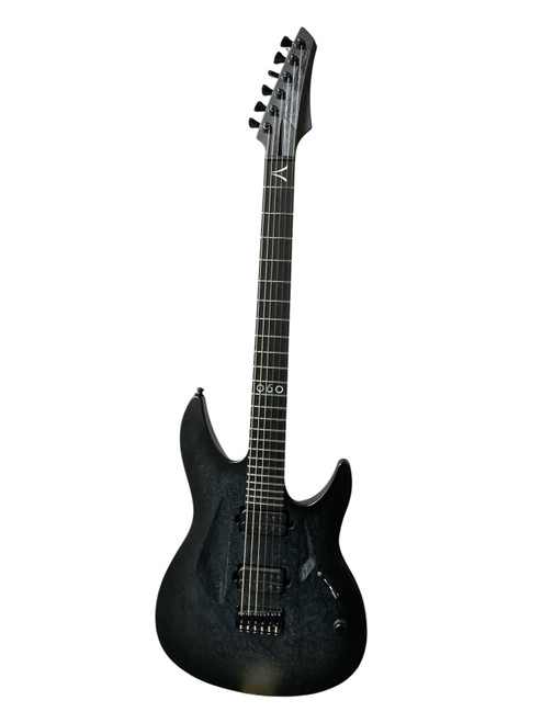 Vist Large View of Product Image Which is Used ARISTIDES 060 DARK GREY SAPPHIRE Modern Metal Electric Guitar Custom Graphics 6-String